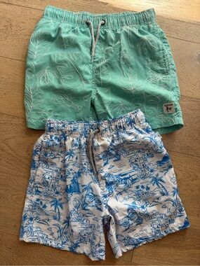 Vintage Summer Boys Swim Trunks 2 Pack Size 10